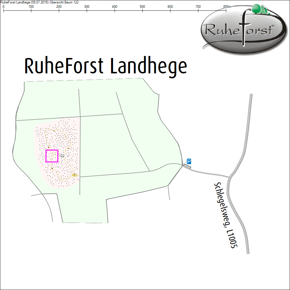 &Uuml;bersichtskarte zu Baum 122