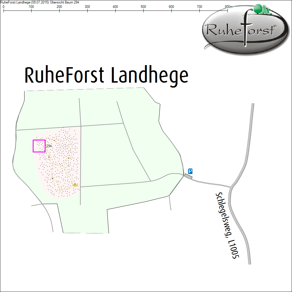&Uuml;bersichtskarte zu Baum 294